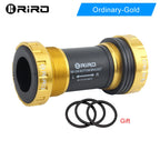 RIRO Bicycle Ceramic Bottom Bracket BB68/BB92 68/73MM Threaded BB MTB Sealed Bearings Road Bike 1.37/24mm Shaft Univesal Parts