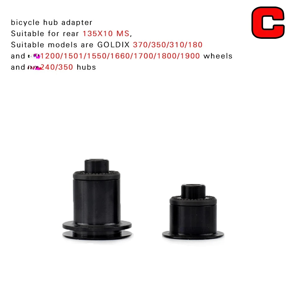 Free Shipping GOLDIX Mountain Road Gravel Bike Hub Adapter for M370 310 180 Series for SHIMANOSRAM 11S 12S/180 350 240 Adapter