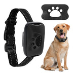 Dog Anti Bark Collar Ultrasonic + Vibration Training Device, USB Rechargeable, Multiple Colors