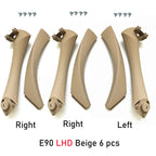 For BMW 3 Series 2005-2012 E90 E91 E92 Replacement Door Handle 6pc LHD RHD Door Interior Handle 316 318 320 325 328 330