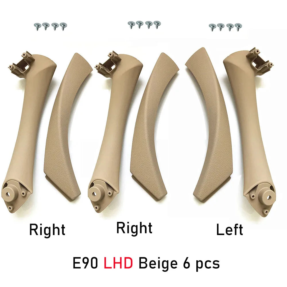 For BMW 3 Series 2005-2012 E90 E91 E92 Replacement Door Handle 6pc LHD RHD Door Interior Handle 316 318 320 325 328 330