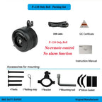 FEDOG Bicycle electric horn super loud anti-theft alarm scooter MTB mountain bike anti-theft alarm waterproof USB charging