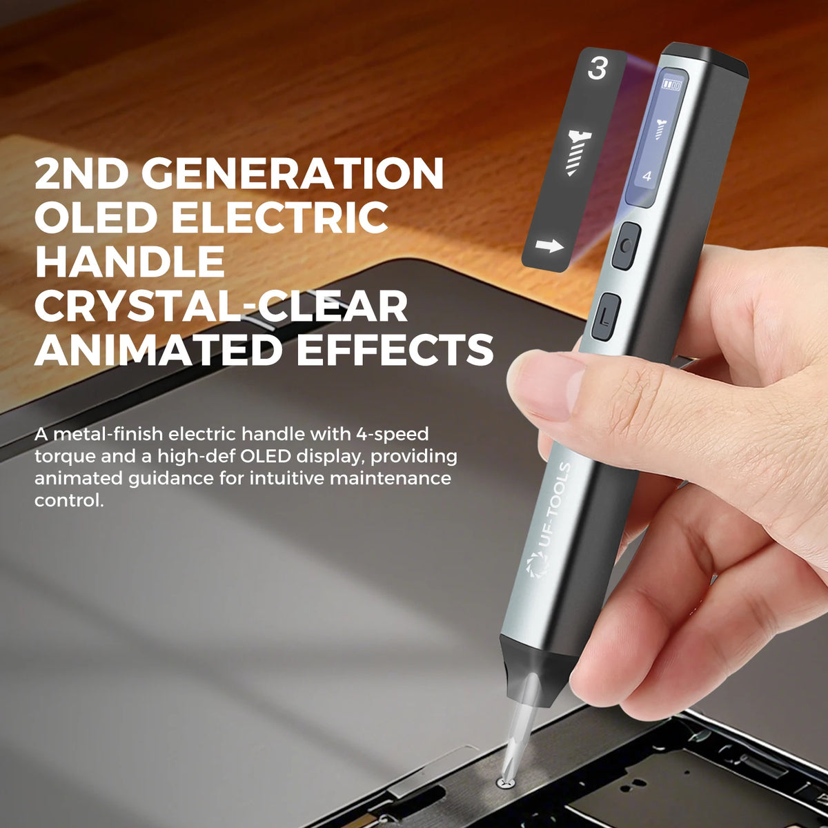 83-in-1 Precision Electric Screwdriver Set USB Rechargeable 4-Level Torque LED Display Light