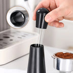 4/7Pcs Coffee Utensil Stainless Steel Powder Press Hammer Loose Powder Needle Powder Ring Practical Professional Coffee Tools