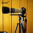 Camera release tripod plate telephoto lens support quick release plate for dslr camera with arca swiss plate carbon fiber pillar