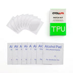 CYCALMI 16/80Pcs Bike Inner Tube Tire Patch Patching Tools Repair Kit Road MTB Folding Bicycle TPU Material Powerful Glue-free