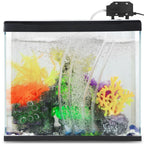 Aquarium Air Pump Fish Oxygen Aerator Pump Basement Aquarium Hydroponic 4 Outlets Air Pump Bubbler with Accessories Fish Tank