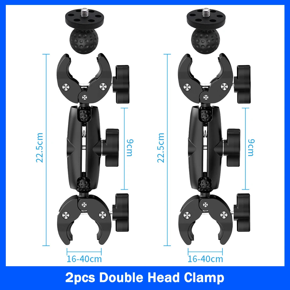 For Insta360 x2 x3 x4 x5 Motorcycle Bike Mount Selfie Stick for Insta 360 x2 x3 x4 x5 Moto Monopod Handlebar Accessories Kit