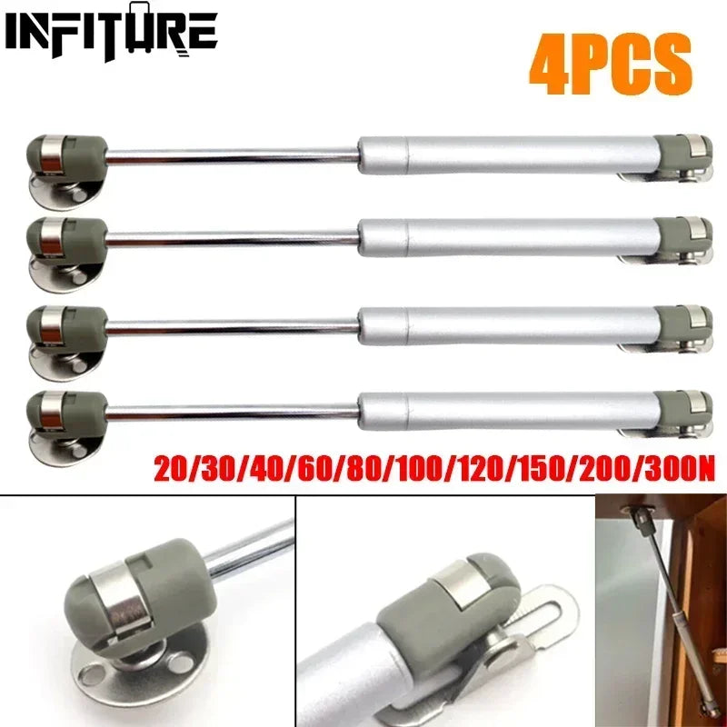 4pcs  20/30/40/60/80N 100N-300N Gas Strut Cabinet Door Lift Support Pneumatic Rod Hydraulic Spring Hinge hydraulic support bar
