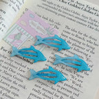 4Pcs Cute Cartoon Dolphin Hair Clip for Women Versatile Bangs BB Clip Hairpin Fashion Side Clip Girls Hair Accessories Gifts