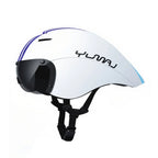 NEW TT 340g Long Tail Aero TT Road Bicycle Helmet Goggles Cycling Bike Sports Safety YM-01