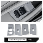 for Tesla Model Y Launch 2025 2026 Juniper only fit Left Rudder Car Glass Lift Switch Panel Door Armrest Lift Control Trim Cover