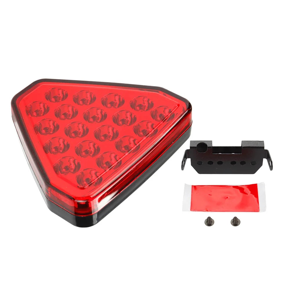 Universal 19LED Brake Signal Light F1 Triangle Style Sport Car Rear Third Brake Lights Auto Tail  Warning Lamp 12V For JDM BBA