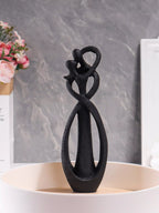 Nordic couple sculpture figurine tabletop decor for living room office bookshelf, 1pc