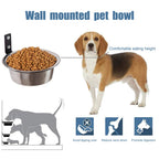 Collapsible and Stable Dog Bowl No Rust and No Corrosion Feed Bowl for Keeping Home Clean and Elegant