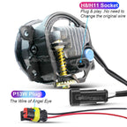 2 Pieces 90MM Round Angel Eye LED Fog Light For Suzuki Jimny 1998-2017 30W H11 Adjustable Car Front Fog Daytime Running Lamp DRL