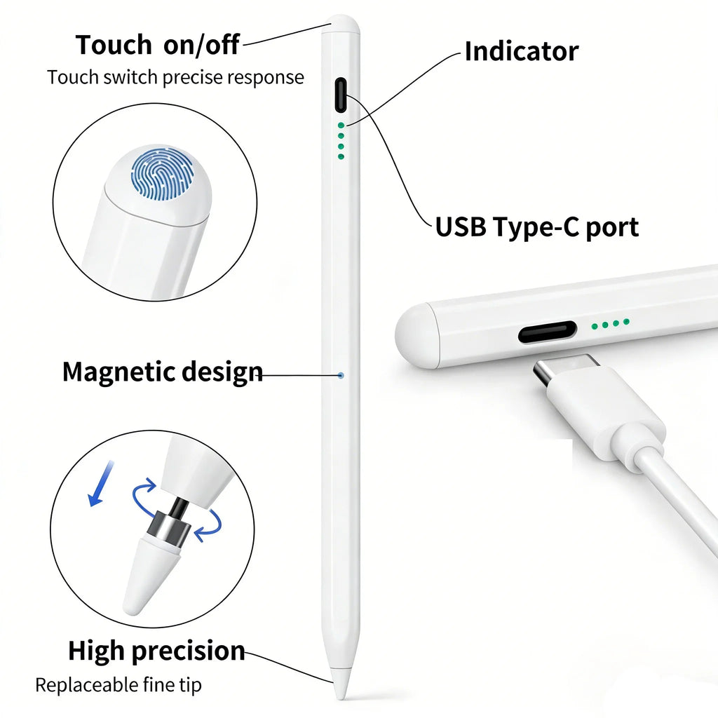 For Xiaomi Pad 7 11.2 Pencil Stylus Pen Capacitive Pen Connect Pen Touch Screen