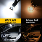 ZITWO 17Pcs LED Interior Reading Roof Door Light Plate Bulb Kit For Honda Accord 7 VII MKVII MK7 7th 2003 2004 2005 2006 2007