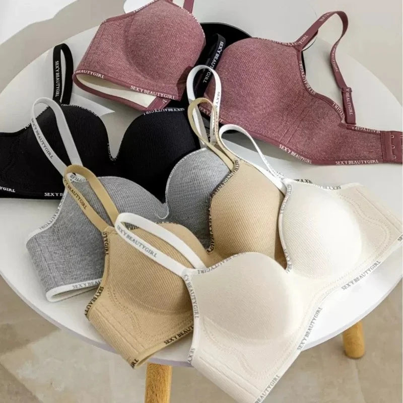 Wireless Push Up Bra A-C Cup Seamless Invisible Bralette w/ 3D Pads Anti-Sagging Comfort for Small Chest No Trace Underwear