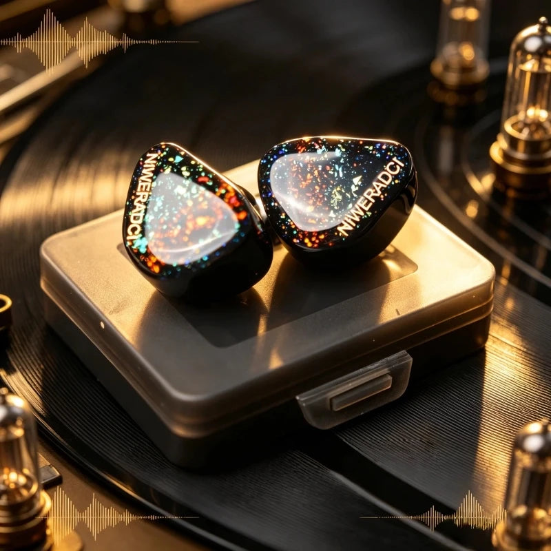 Nici HiFi-42 Quantum Wanderer In-Ear Monitors 1DD+1BC hybrid-driver noise-cancelling IEMs for audiophile gaming