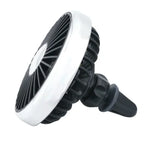 Eary Car Fan Mount For Front Rear Air Vent With 360 Rotatable Air Circulation Fan 3 Wind Speeds Strong Airflow Car Electronic