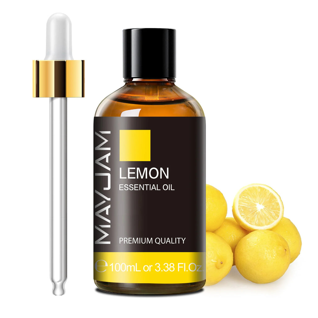 MAYJAM 100ml Pure Essential Oil with Glass Dropper, Aromatherapy Essential Oils Lavender Eucalyptus Rosemary Vanilla Aroma Oil
