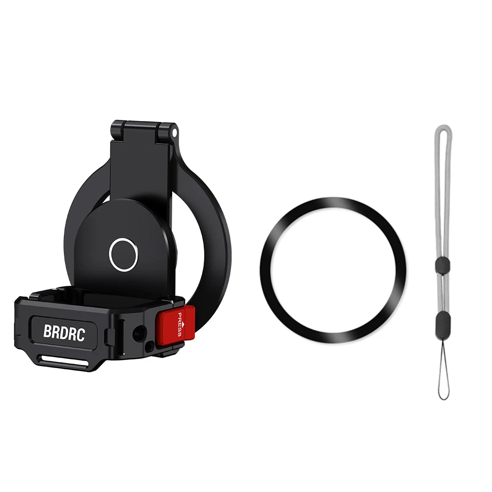BRDRC Magnetic Adapter Mount for DJI Osmo Pocket 4/3,Magsafe Bracket For iPhone 17/16/15/14/13,Pocket 4/3 Accessories