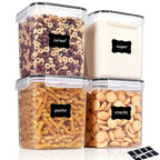 4/2pcs THELIFE RV Must-Have! 2.5L/84.5oz BPA Free Airtight Food Storage Containers for Flour, Sugar, Cereal