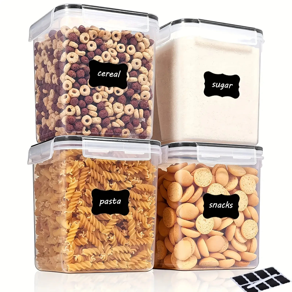 4/2pcs THELIFE RV Must-Have! 2.5L/84.5oz BPA Free Airtight Food Storage Containers for Flour, Sugar, Cereal