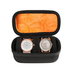 Watch Box Organizer for Men,Watch Travel Case Portable Storage Watch Display Holder for Wristwatches with anti-Move Watch Pillow