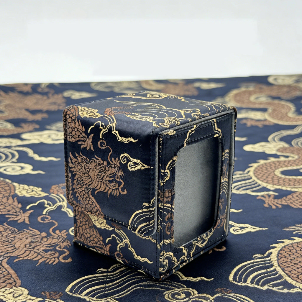 120+ textile crafts Trading Card Deck Box Holder Commander Card Organiser Case for  Board Games Collectible Card Cases Gifts