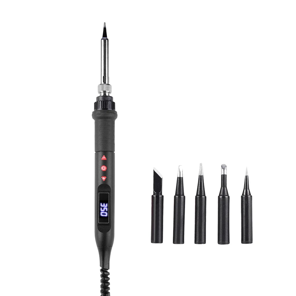 JCD 908U 80W Digital Soldering Iron kit 220V/110V Adjustable Temperature LCD Display Portable Soldering iron DIY Welding Tools