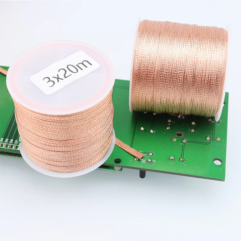 Copper Wick Solder Weld Wire 6/8/10/15/20M RoHS Solder Remove Welding Wick Electrical PCB Phone BGA Soldering Removal Braid Tool
