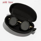 2025 Fashion New unisex handmade ND9 level Sunglasses Stepless Rotating Filter Retro Polarized Sunglass Cycling Sports Glassees