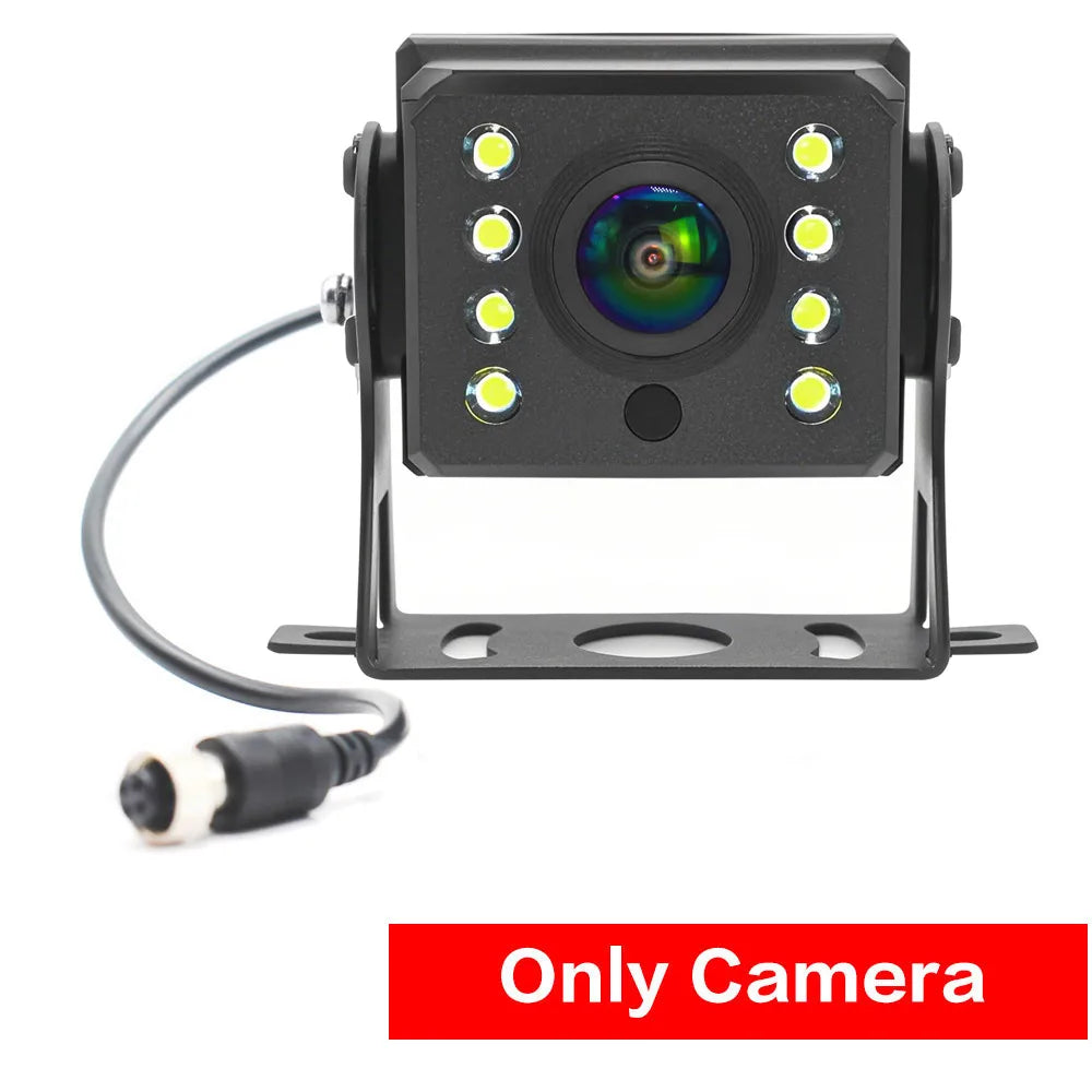 AHD 1080P Truck Rear View Camera for Bus Paking Car 12-24V 8 Led HD Night Vision Waterproof Bus Reversing Camera For Monitor