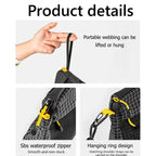 Dyneema UHMWPE Waterproof Dry Bag IPX6 Sealed, Ultralight, Black/Green/Purple