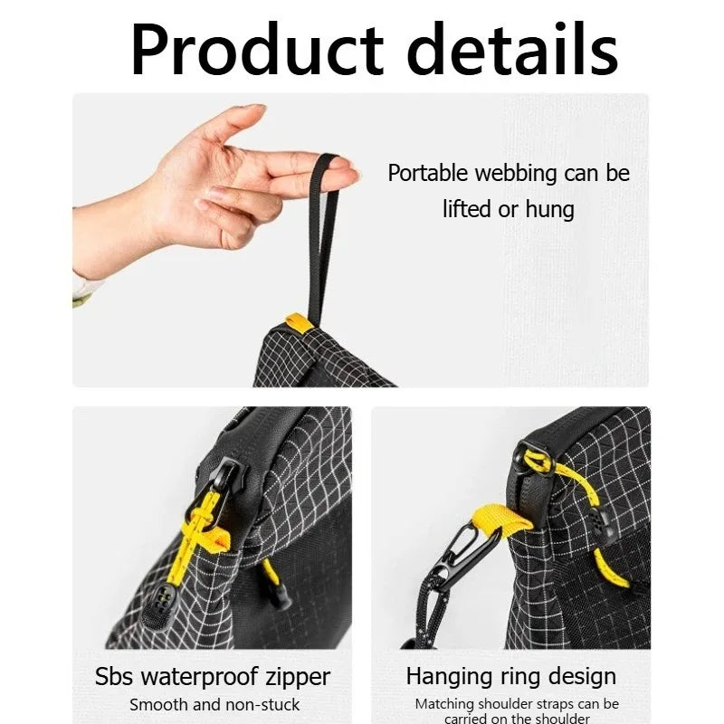 Dyneema UHMWPE Waterproof Dry Bag IPX6 Sealed, Ultralight, Black/Green/Purple