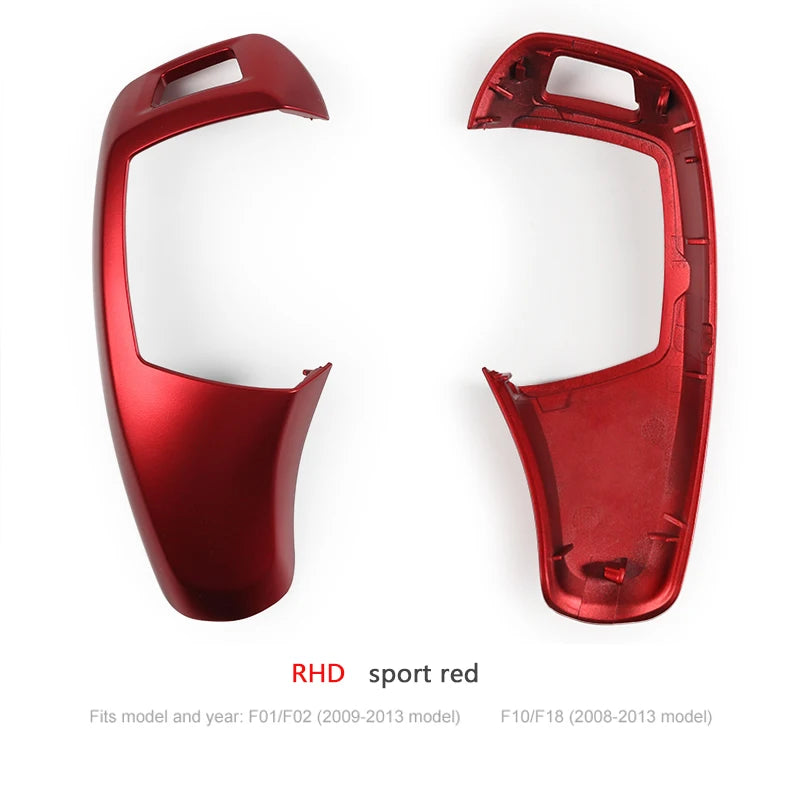 For BMW Old Model  F10 F18 F01 F02  Interior Replacement Parts Gear Shift Knob Cover Trim Shifter Lever Panel 2008-2013