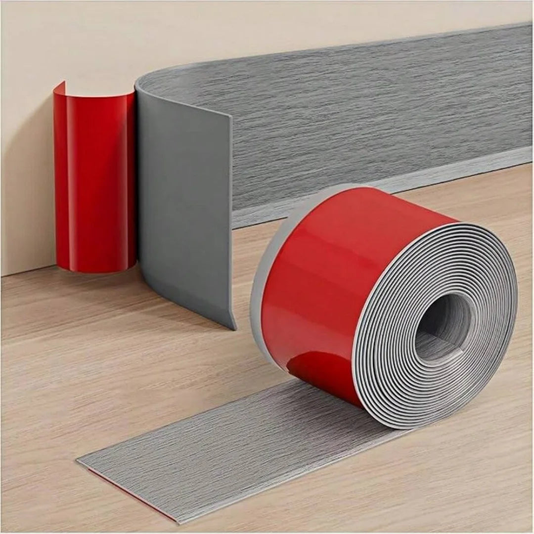 1PC 2mx8cm vinyl wall decoration skirting board, self-adhesive decorative skirting board, flexible self-adhesive decorative stri