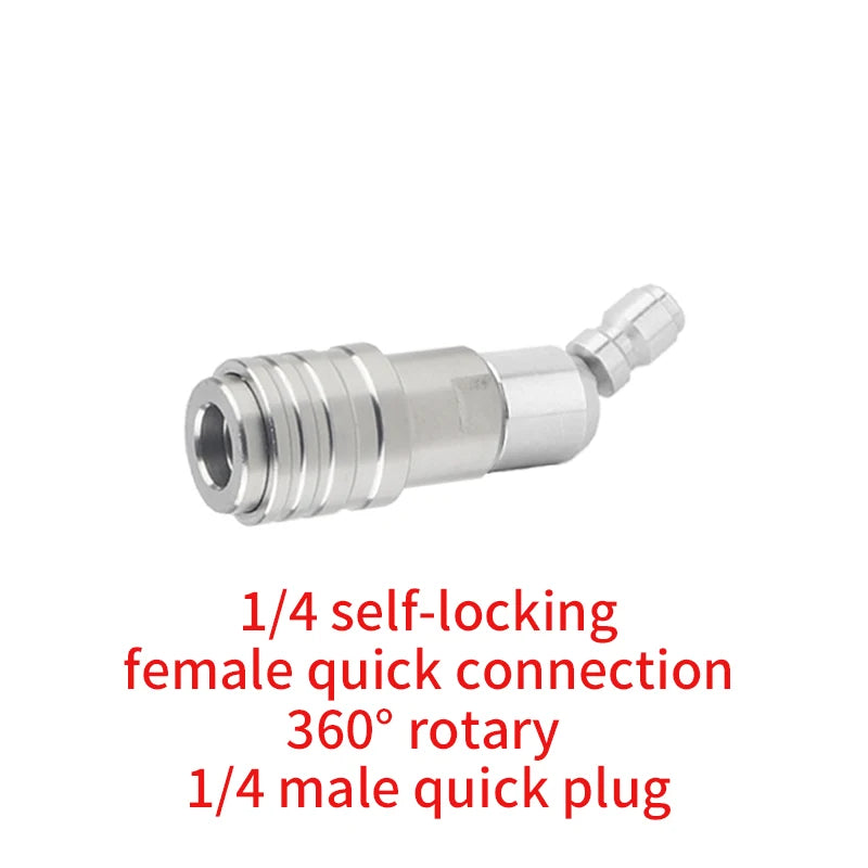 Car Wash Accessories High Pressure Washer 1/4 Self-locking Quick Connection For Car Cleaning Water Gun Snow Foam Lance M14 M22
