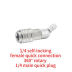 Car Wash Accessories High Pressure Washer 1/4 Self-locking Quick Connection For Car Cleaning Water Gun Snow Foam Lance M14 M22
