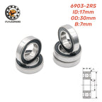 6902-2RS Bearing  ABEC-7 10Pcs 15x28x7 mm Metric Thin Section Ball Bearings 61902 RS For 240/350/370 / EX 1750/EX 1550 Hub
