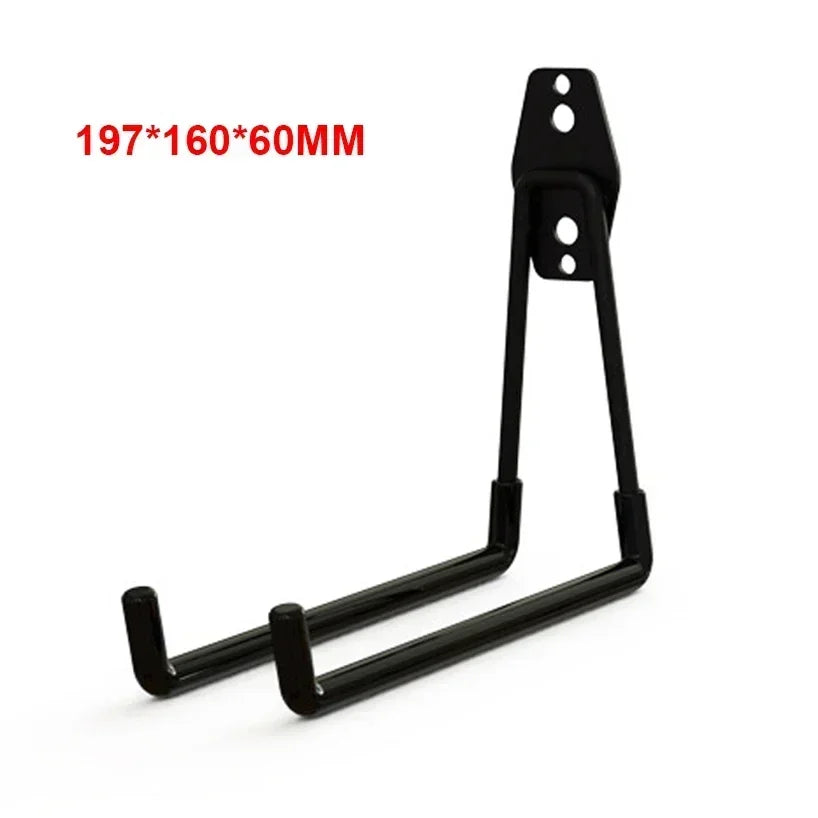 Wall Mount Heavy Duty Metal Hook Garage Organizer Hooks Water Pipe Bicycle Hanger Anti-slip Storage Hook For Ladders Garden Tool
