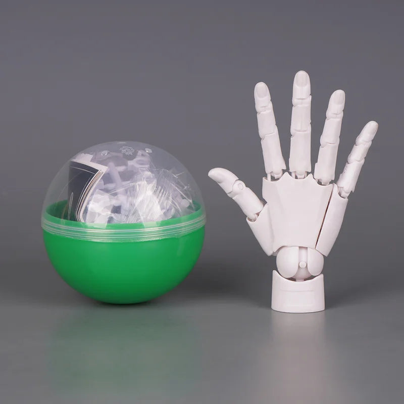 New 10.5cm Human Hand Model With Movable Finger Joints 1:2 Simulation Palm  Desktop Ornamenttoy Twisted Egg Surprise Blind Box