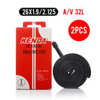 2PCS KENDA Bicycle Inner Tube MTB Bike Tires 26 27.5 29 Inches 1.5/1.75 1.9/2.125 2.3/2.4 AV FV Cycling Butyl Rubber Inner Tube