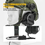 ARM NEXT Tactical Headset Without Pickup and Active Noise Reduction Helmet Version Shooting Earphone Communication headphones