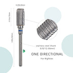 HYTOOS Barrel Nail Drill Bits 3/32 Carbide Burr Dust Proof Bit Milling Cutter For Manicure Electric Drill Nails Accessorie Tool