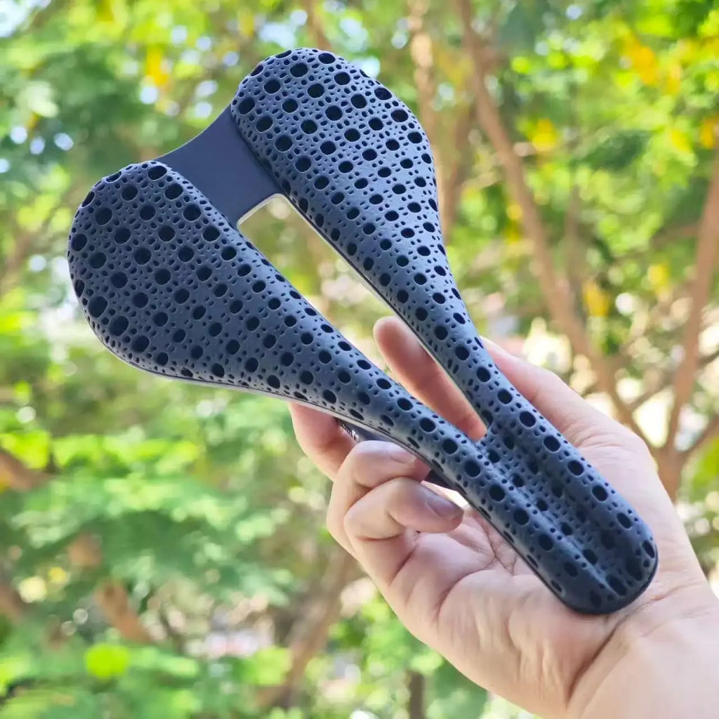 GOLDIX NEW 3D Printing Bicycle Carbon Saddle Ultra Light Highway MTB Racing Saddle Bicycle Cushion Bicycle Seat Accessories