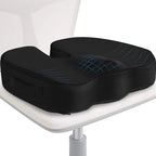 Travel Seat Cushion Memory Foam U-Shaped Pillow for Chair Car Office Hip Support Breathable Comfortable Pad Lumbar Back