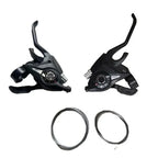 for Shimano ST-EF51 GEAR Shifter Set 3x7 3X8 V-Brake Lever Speed Set Bike MTB Mountain Bike Shift Levers Bike Handlebar